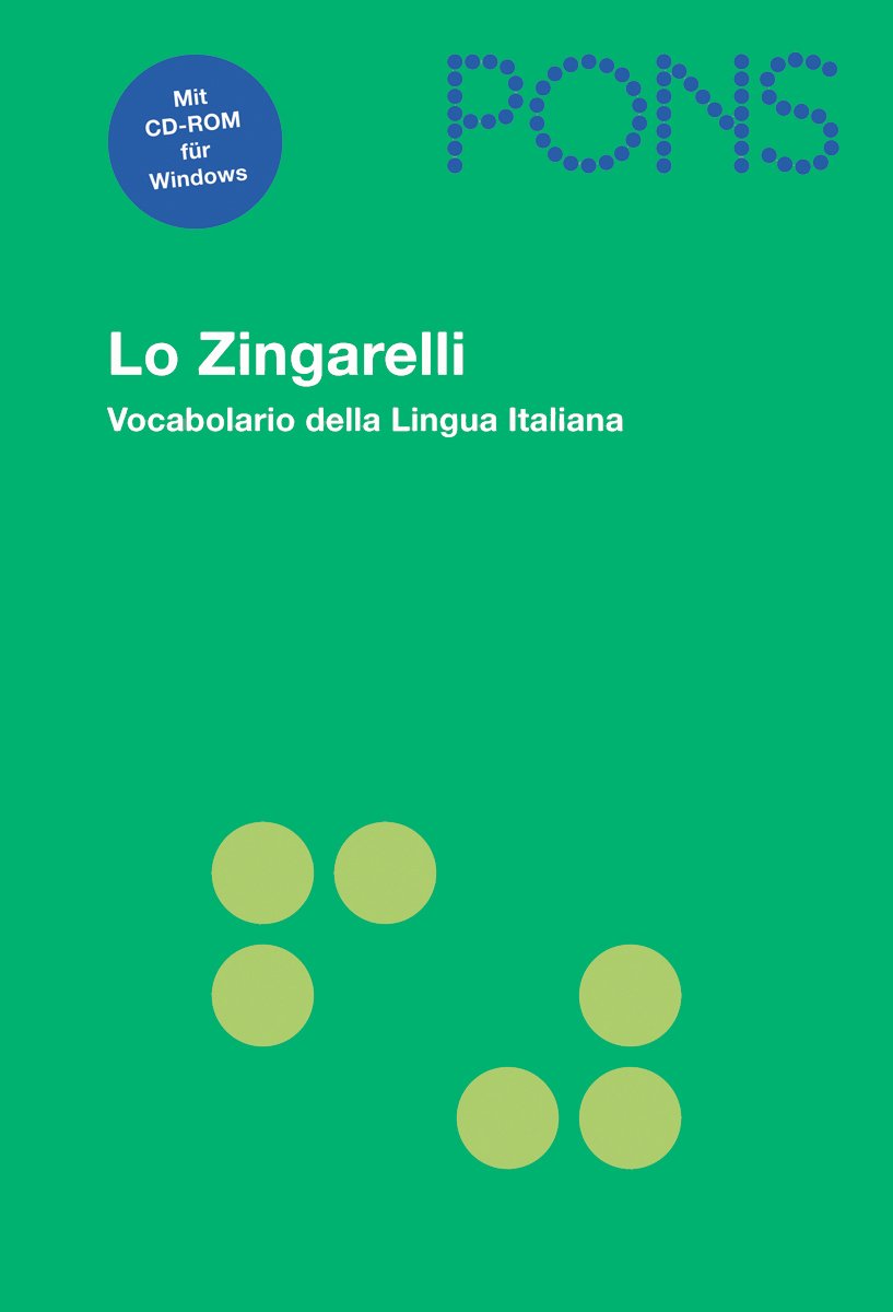 PONS Lo Zingarelli: Vocabolario della Lingua Italiana Foreign Languages ​​& Dictionaries