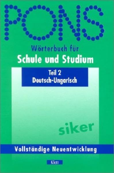 PONS Wörterbuch für Schule und Studium: Deutsch-Ungarisch Books