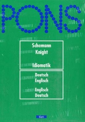 PONS Schemann Idiomatik Deutsch-Englisch. Paket aus PONS Schemann Idiomatik Deutsch-Englisch und Eränzungsband: PONS Wörterbuch, Idiomatik Deutsch-Englisch, Englisch-Deutsch, 2 Bde. Foreign Languages ​​& Dictionaries