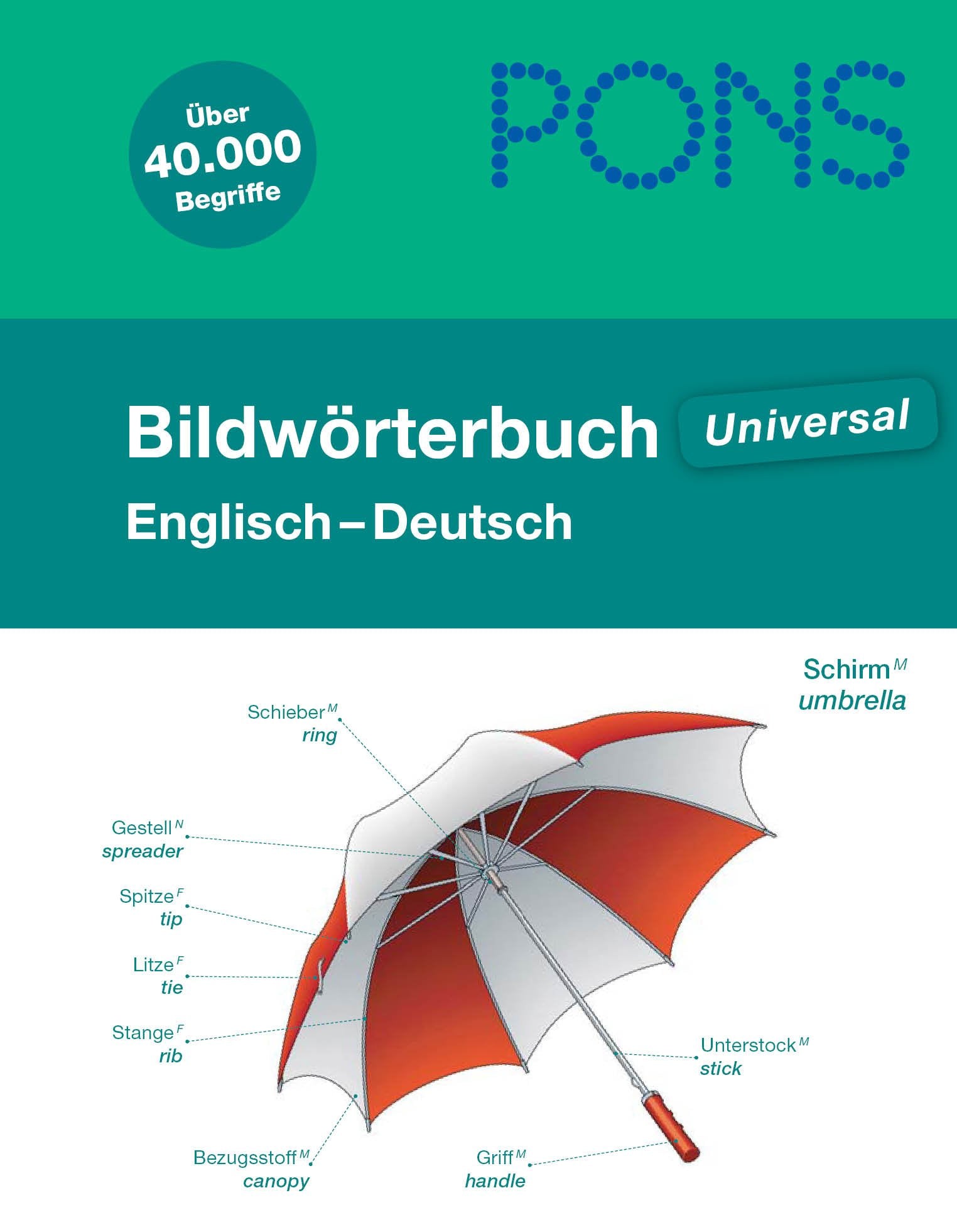PONS Bildwörterbuch Englisch - Deutsch General education