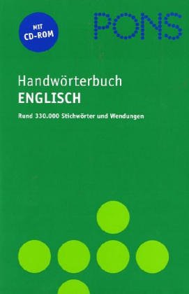 PONS Handwörterbuch Englisch. Englisch-Deutsch /Deutsch-Englisch. Mit CD-ROM und Daumenregister Foreign Languages ​​& Dictionaries