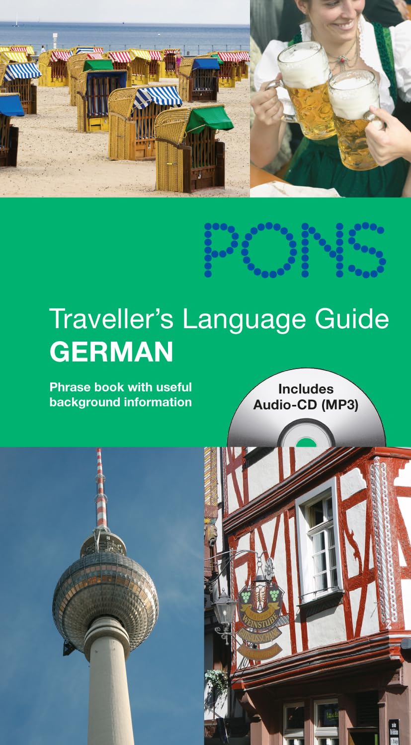 PONS Traveller's Language Guide German mit Audio-Sprachtrainer: Reisewörterbuch und Sprachführer mit interkulturellen Tipps: Phrase-book with useful background information Leisure, Home & Garden