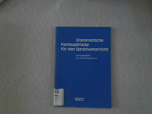 Grammatische Fachausdrücke für den Sprachunterricht Learning & Reference