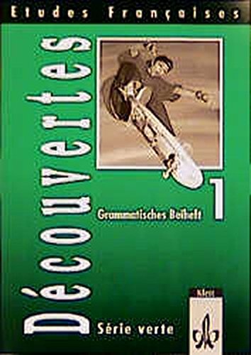 Découvertes Serie verte 1. Grammatisches Beiheft Foreign Languages ​​& Dictionaries