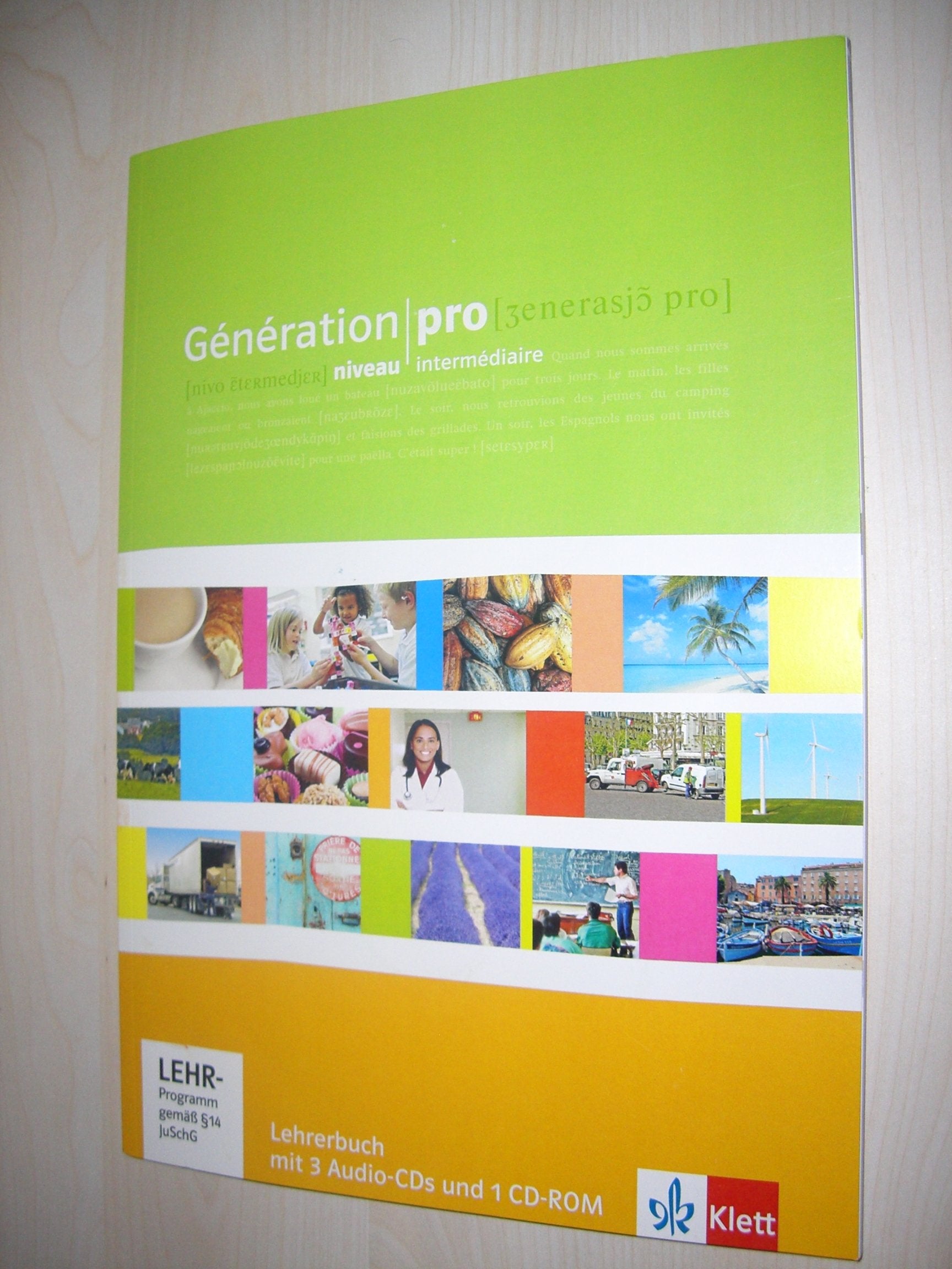Génération pro. Niveau intermédiaire. Lehrerbuch mit 3 Audio-CDs und 1 CD-ROM Books