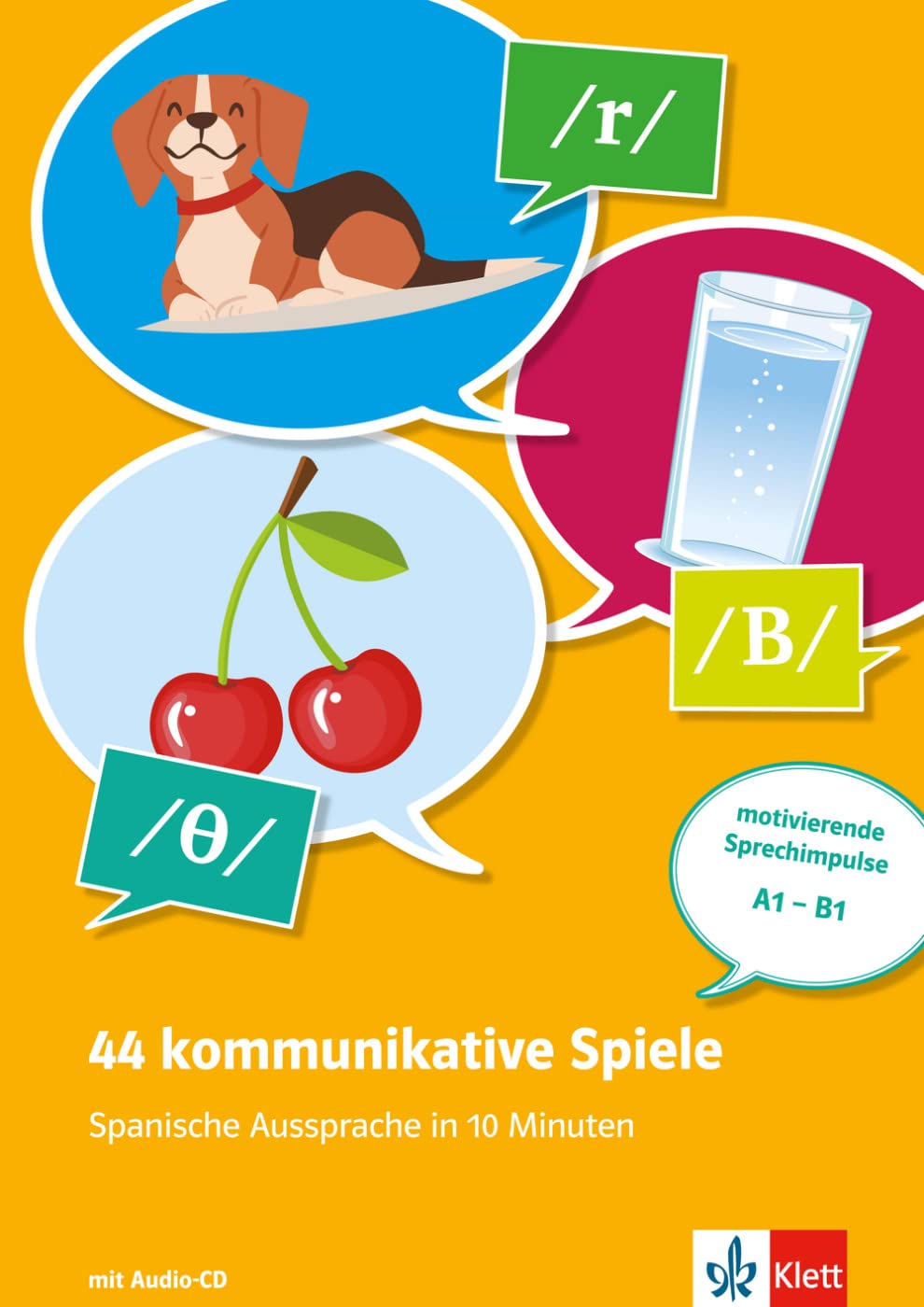 44 kommunikative Spiele - Spanische Aussprache in 10 Minuten. Buch + Online Professional & Reference Books