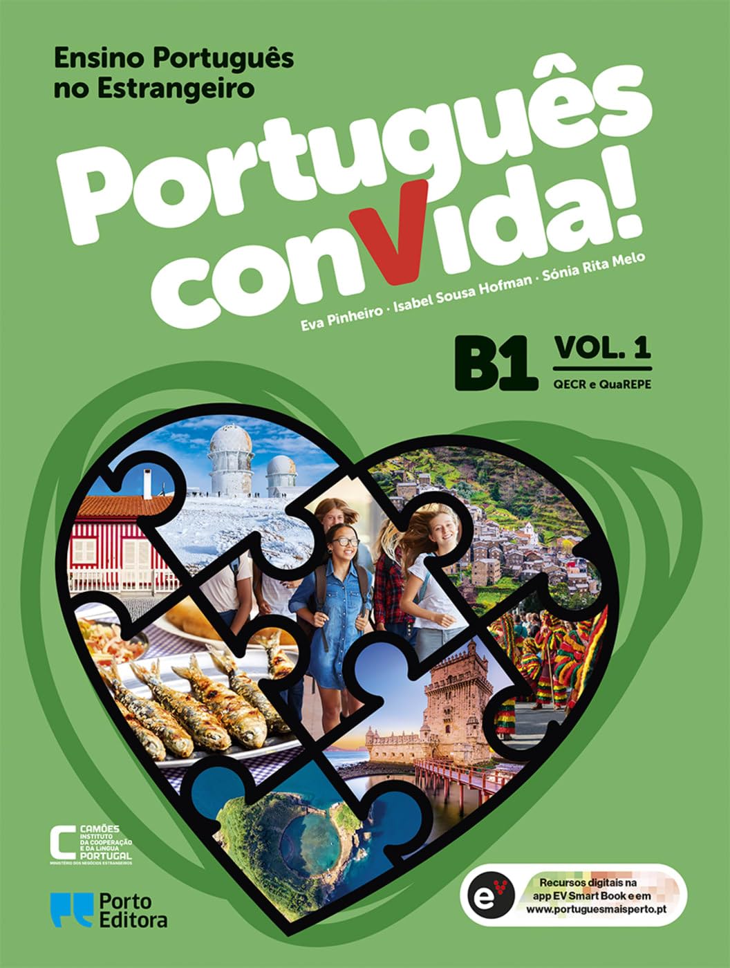 Português conVida! B1 - Volume 1: Portugiesisch für Jugendliche. Kurs- und Übungsbuch + Online-Material Foreign Languages ​​& Dictionaries