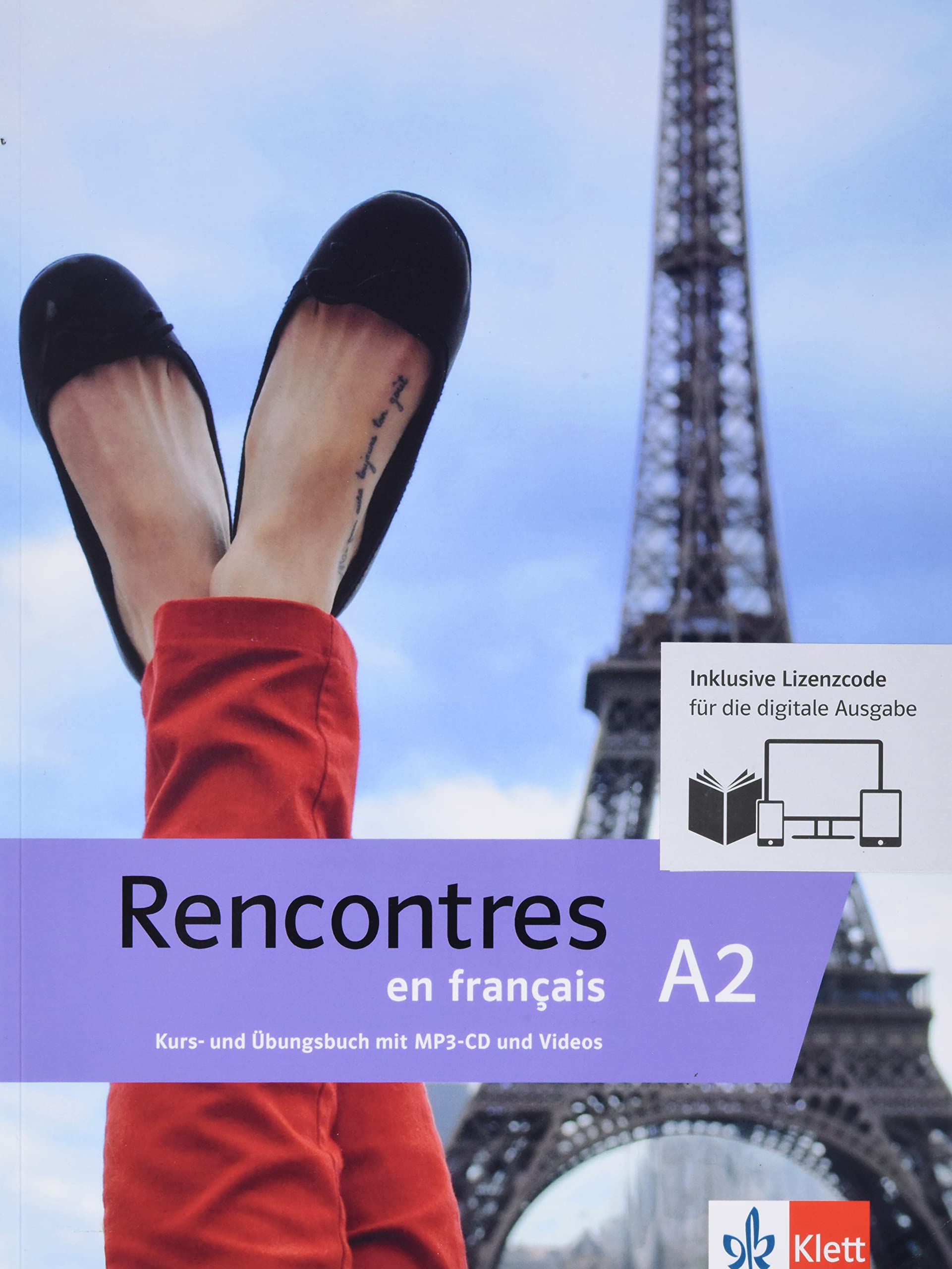 Rencontres en français A2 - Blended Bundle: Französisch für Anfänger. Kurs- und Übungsbuch mit Audios und Videos inklusive Lizenzcodes für das Kurs- ... und Trainingsbuch mit interaktiven Übungen Foreign Languages ​​& Dictionaries