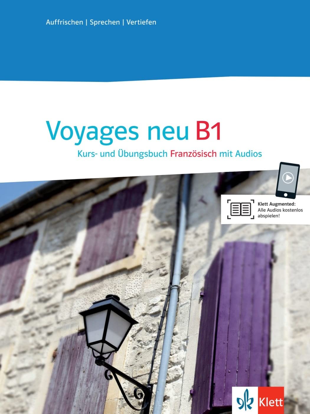Voyages neu B1 Kurs- und Übungsbuch + Klett Augmented App Foreign Languages ​​& Dictionaries