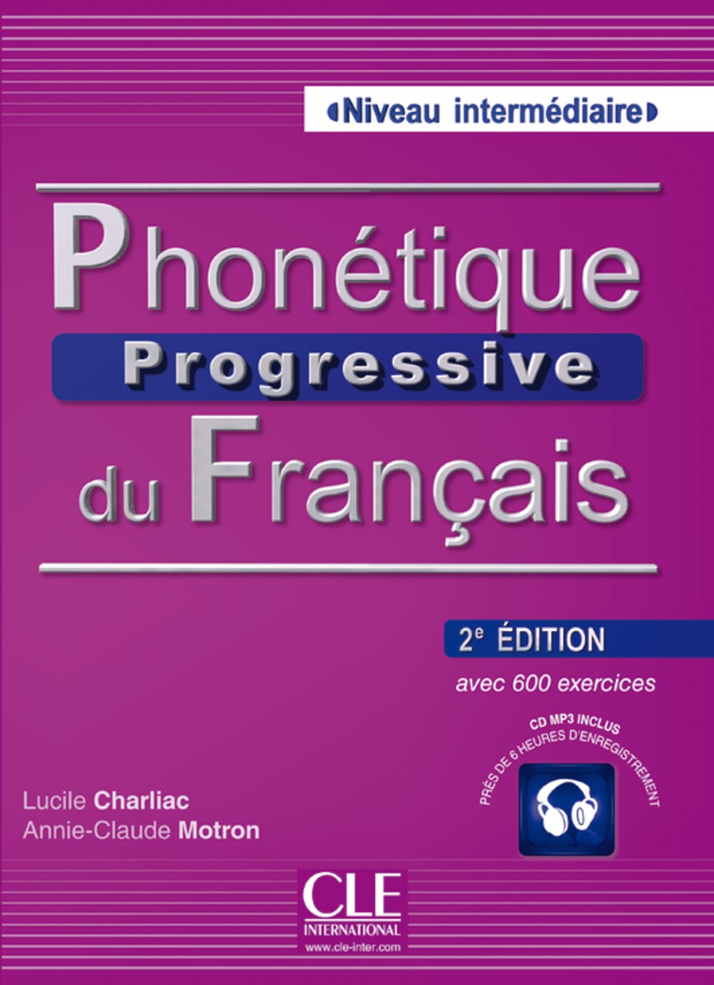 Product Image: Phonétique progressive du français, Niveau intermédiaire: Buch + Audio-CD