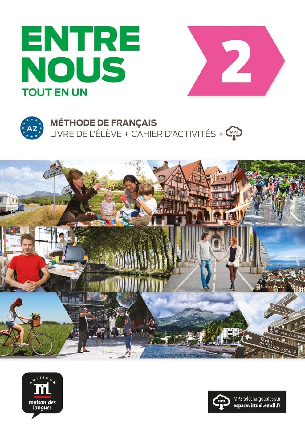 Entre nous 2 (A2). Livre de l'élève + cahier d'exercices + CD-Audio Foreign Languages ​​& Dictionaries