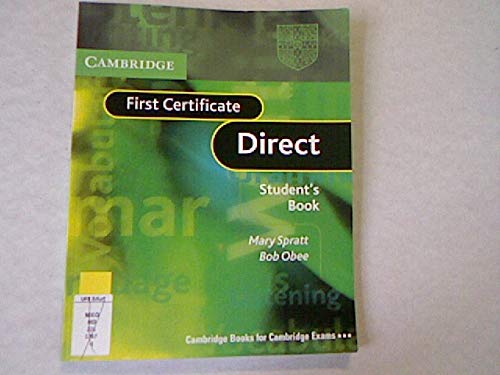 First Certificate Direct, Student's Book Study Guides Books