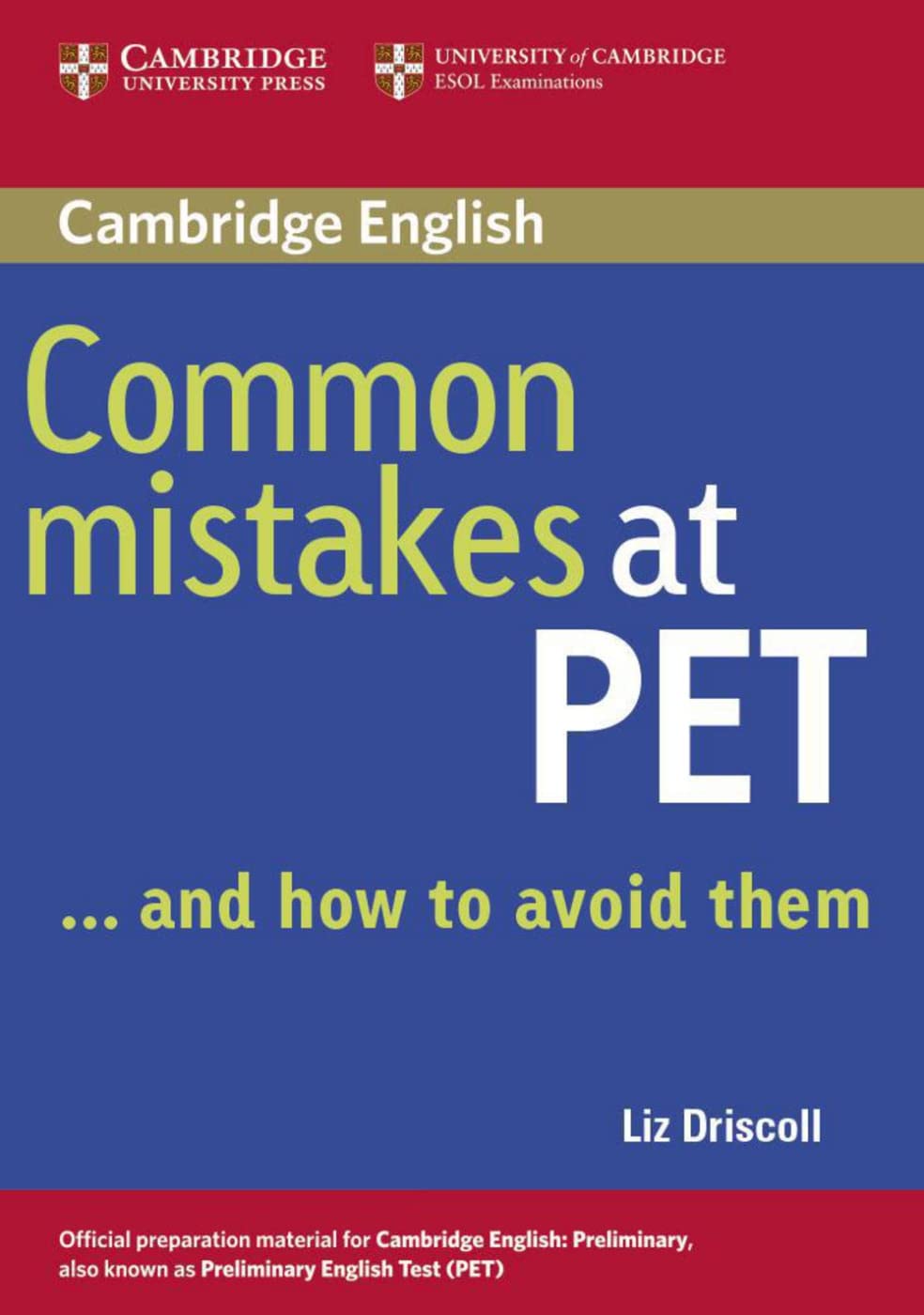 Common Mistakes at PET / Book. Lower intermediate Politics & History books