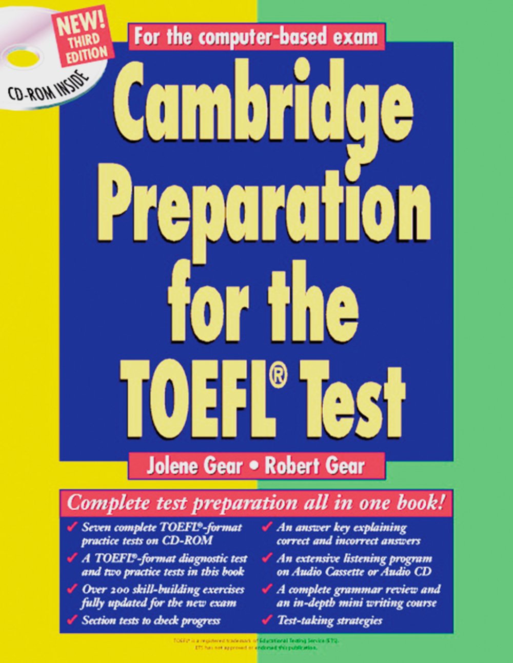 Cambridge Preparation for the TOEFL Test: Book / CD-ROM Learning & Reference