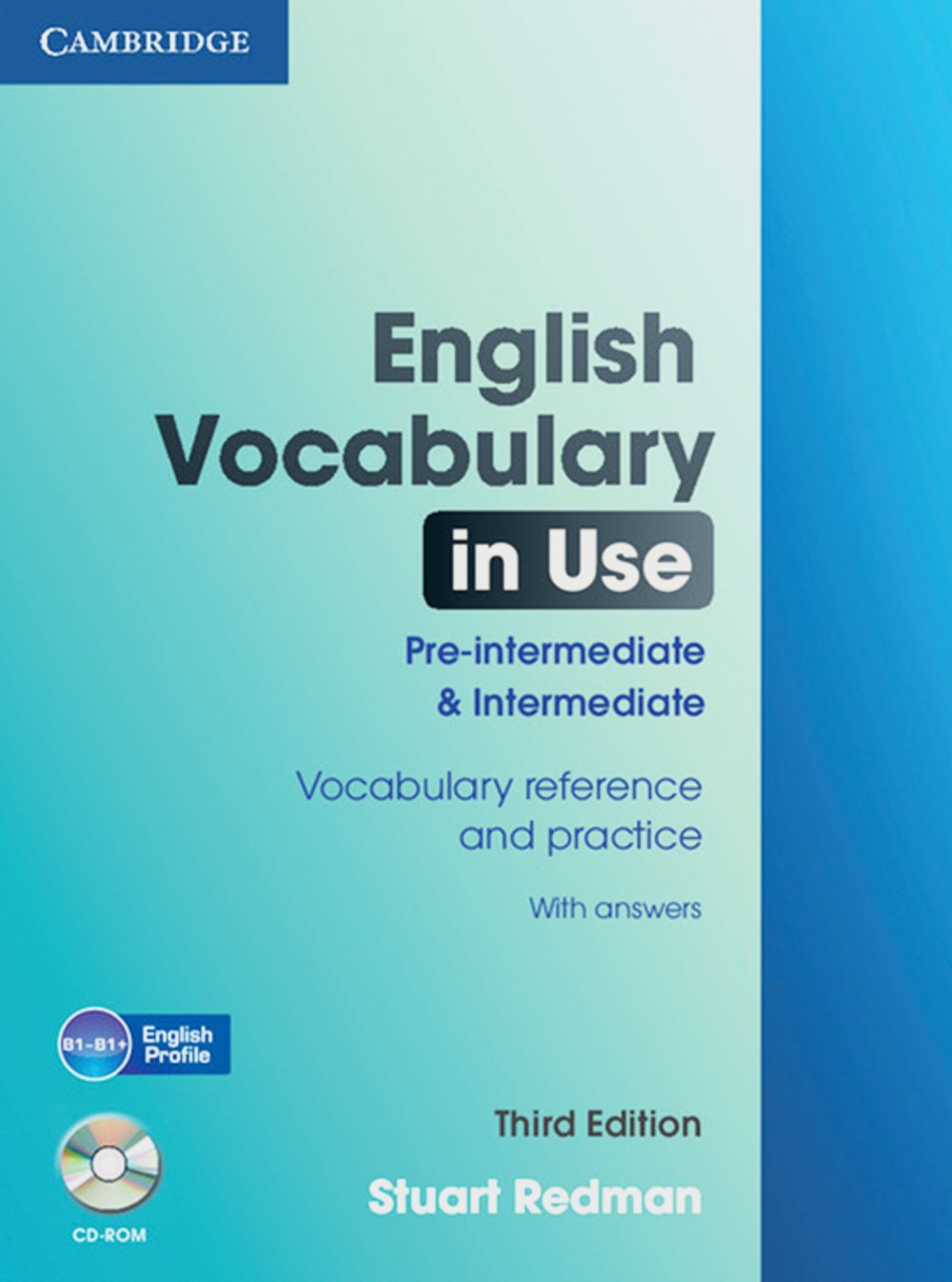 English Vocabulary in Use: Pre-Intermediate and Intermediate. Edition with answers and CD-ROM Foreign Languages ​​& Dictionaries