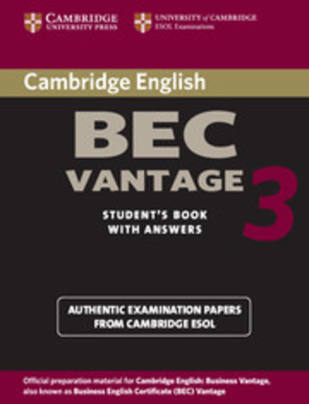 Cambridge BEC Vantage 3 Foreign Languages ​​& Dictionaries