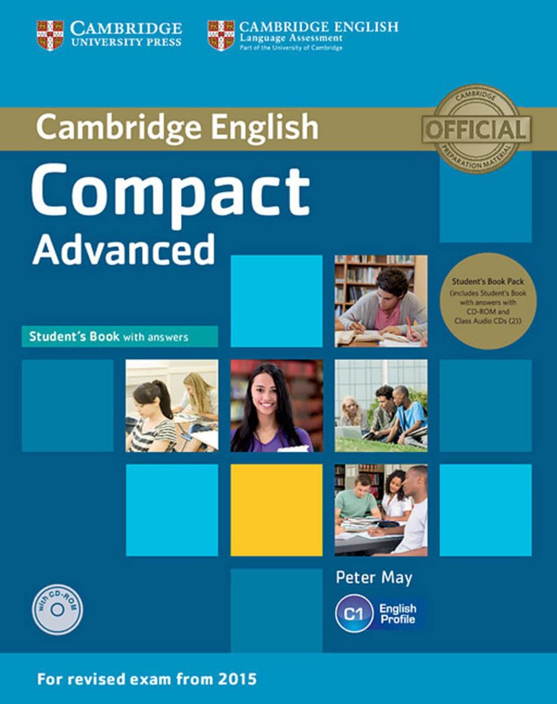 Product Image: Compact Advanced. Student's Book Pack (Student's Book with answers and CD-ROM and 2 Class Audio CDs)