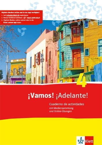 ¡Vamos! ¡Adelante! 4. Cuaderno de actividades mit Mediensammlung und Online-Übungen Foreign Languages ​​& Dictionaries