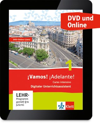 ¡Vamos! ¡Adelante! Curso intensivo 1 Ausgabe 3. Fremdsprache ab 2016 Digitaler Unterrichtsassistent (DVD-ROM und Online-Anwendung, Einzellizenz) 1. Lernjahr Books
