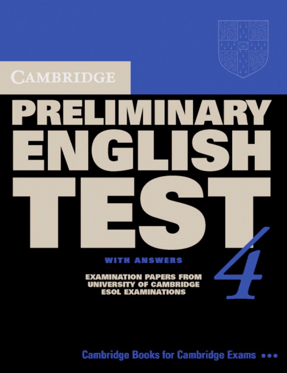 Product Image: Cambridge Preliminary English Test 4. Students Book with answers. Lower-Intermediate