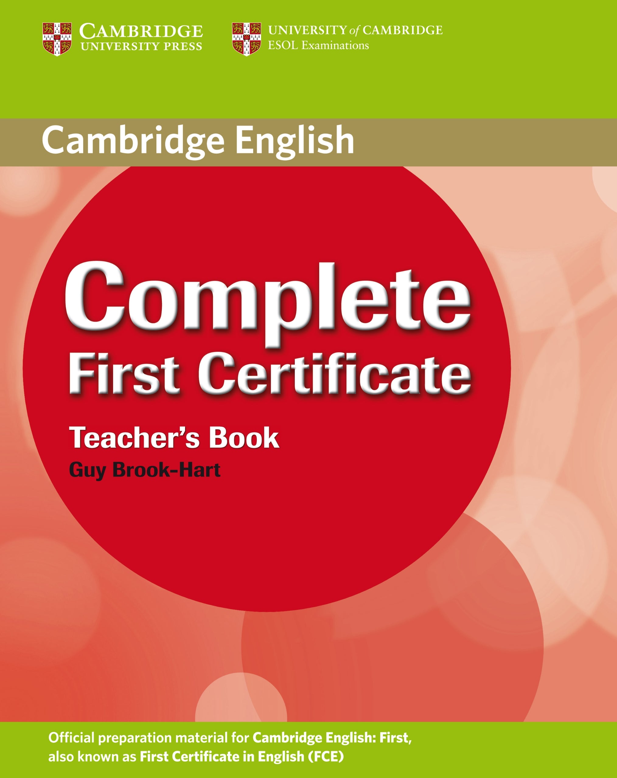 Complete FCE / Teacher's Book Education & Training