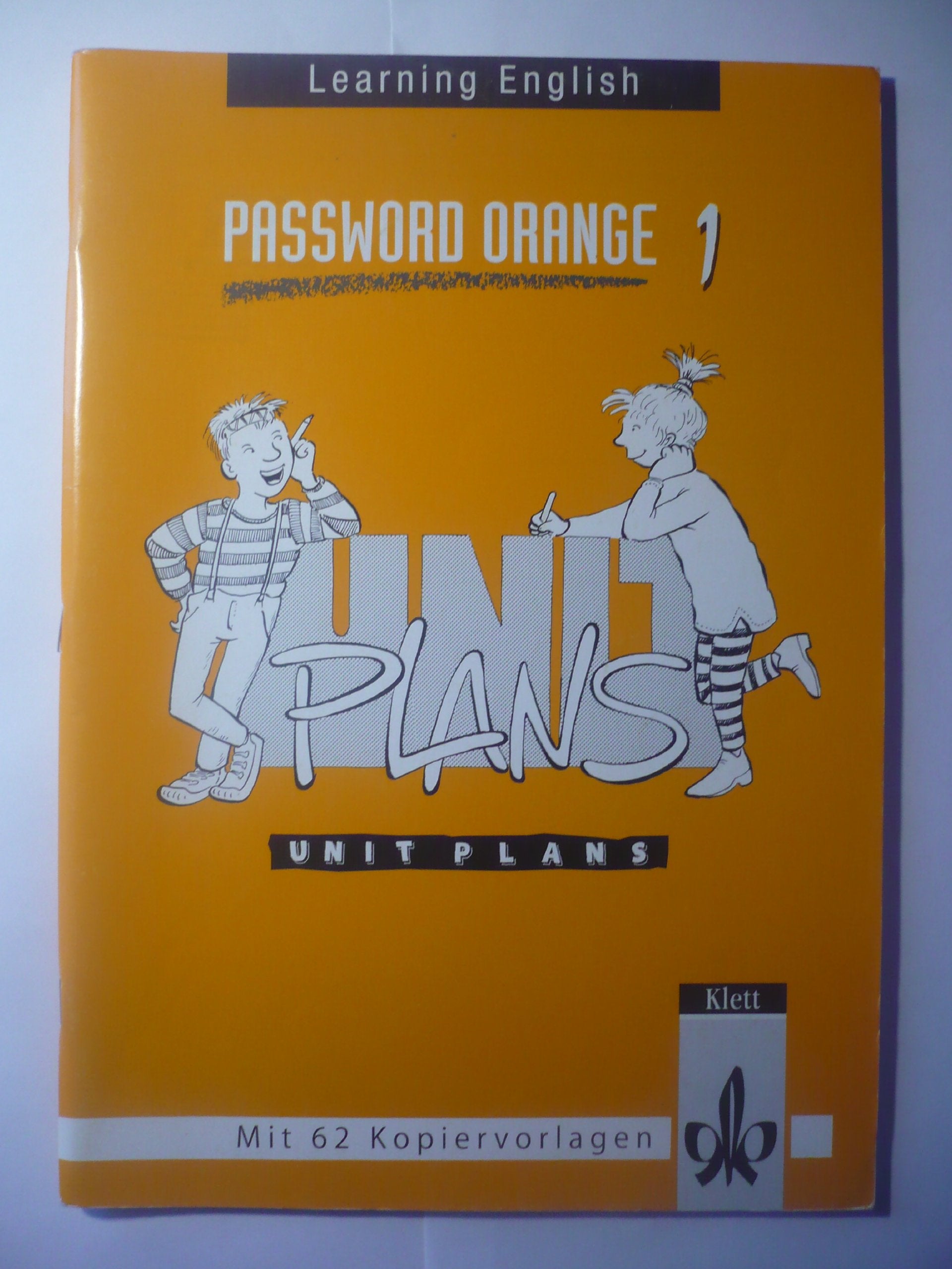 Product Image: Learning English - Password Orange 1 - Unit Plans