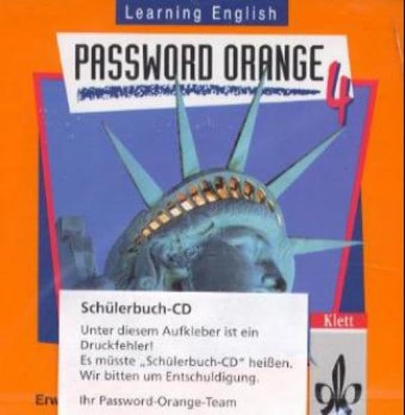 Learning English, Password Orange, Ausgabe für Nordrhein-Westfalen, Hessen, Rheinland-Pfalz, Berlin, Niedersachsen, 1 Audio-CD zum Schülerbuch Foreign Languages ​​& Dictionaries