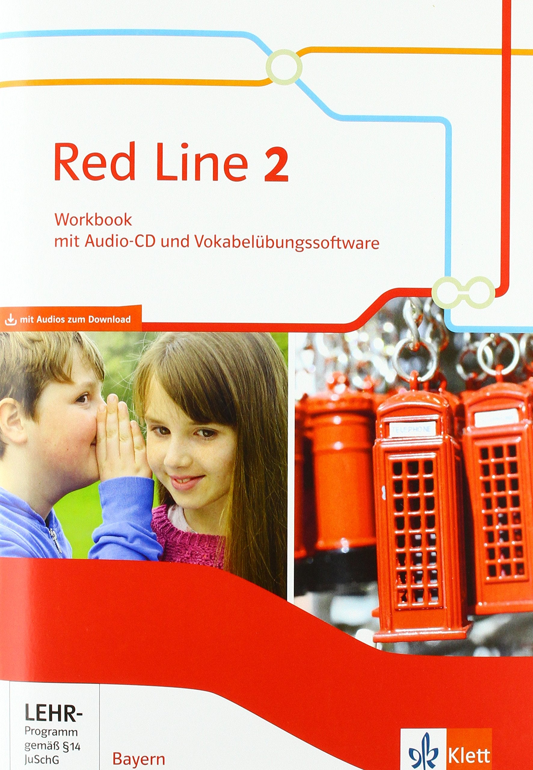 Red Line 2. Workbook mit Audios und Vokabelübungssoftware Klasse 6.  Ausgabe Bayern Foreign Languages ​​& Dictionaries