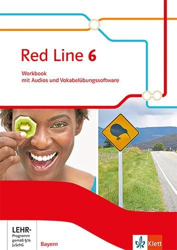 Red Line 6. Workbook mit Audios und Vokabelübungssoftware Klasse 10. Ausgabe Bayern Foreign Languages ​​& Dictionaries