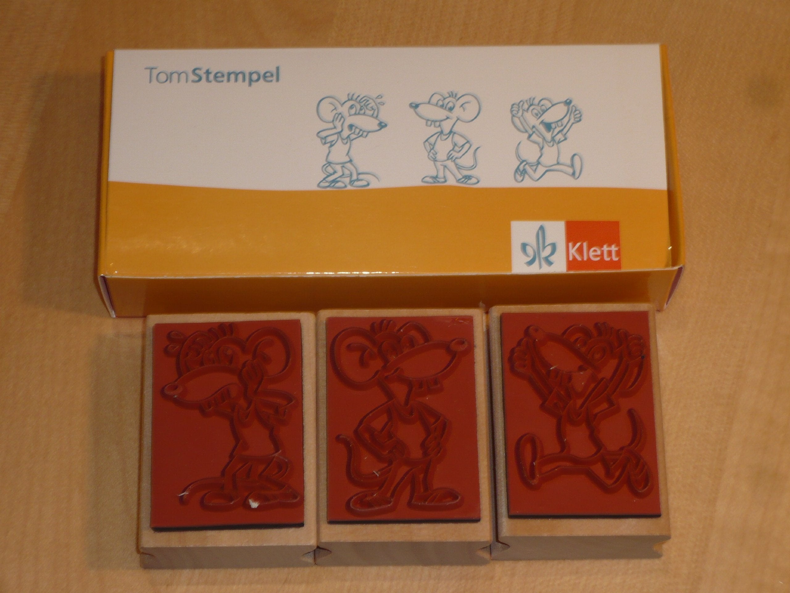 Let's go. Tom Stempel. 3 Stempel mit unterschiedlichen Tom-Motiven (Lernmaterialien) Books