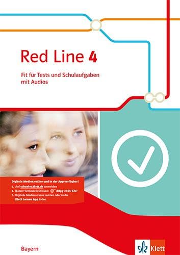 Red Line 4. Ausgabe Bayern: Fit für Tests und Schulaufgaben mit Audios Klasse 8 (Red Line. Ausgabe für Bayern ab 2017) Foreign Languages ​​& Dictionaries