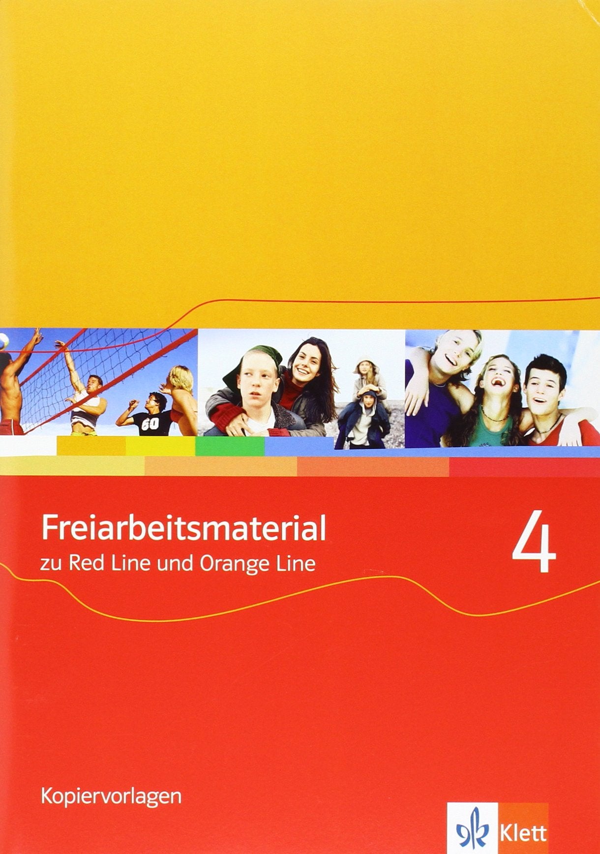 Product Image: Red Line und Orange Line 4. Freiarbeitsmaterial mit CD-ROM.