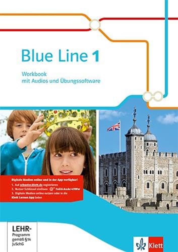 Blue Line 1: Workbook mit Audios und Übungssoftware Klasse 5 (Blue Line. Ausgabe ab 2014) Foreign Languages ​​& Dictionaries