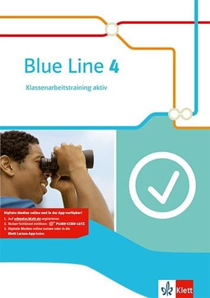 Blue Line 4: Klassenarbeitstraining aktiv mit Mediensammlung Klasse 8 (Blue Line. Ausgabe ab 2014) Foreign Languages ​​& Dictionaries