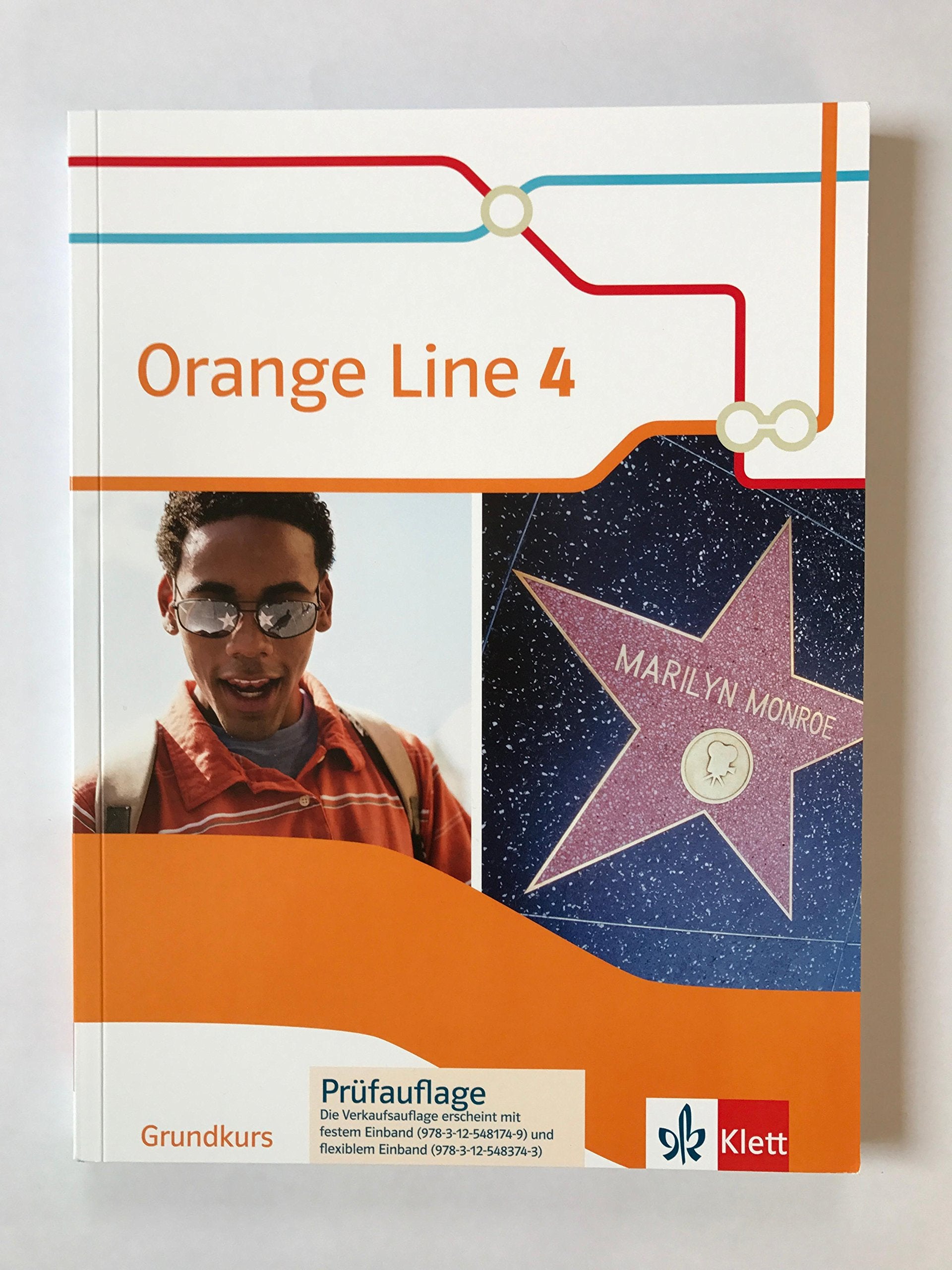 Orange Line 4 Grundkurs Schülerbuch (flexibler Einband) Klasse 8 Foreign Languages ​​& Dictionaries