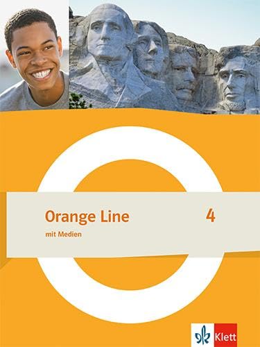Orange Line 4. Schulbuch mit Medien (fester Einband) Klasse 8 Foreign Languages ​​& Dictionaries