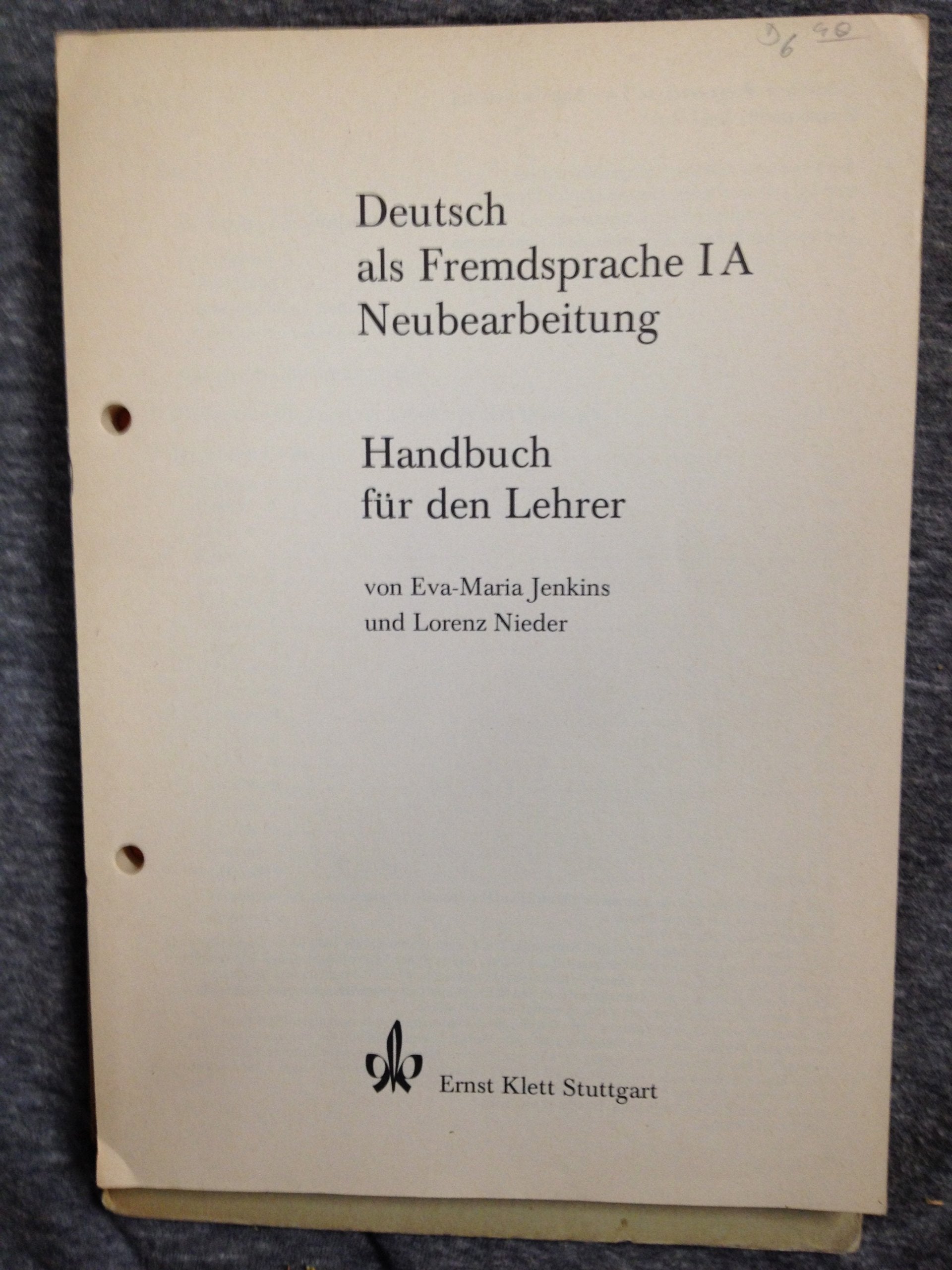 Lehrerhandbuch 1a (Deutsch Als Fremdsprache - Level 1) Learning & Reference