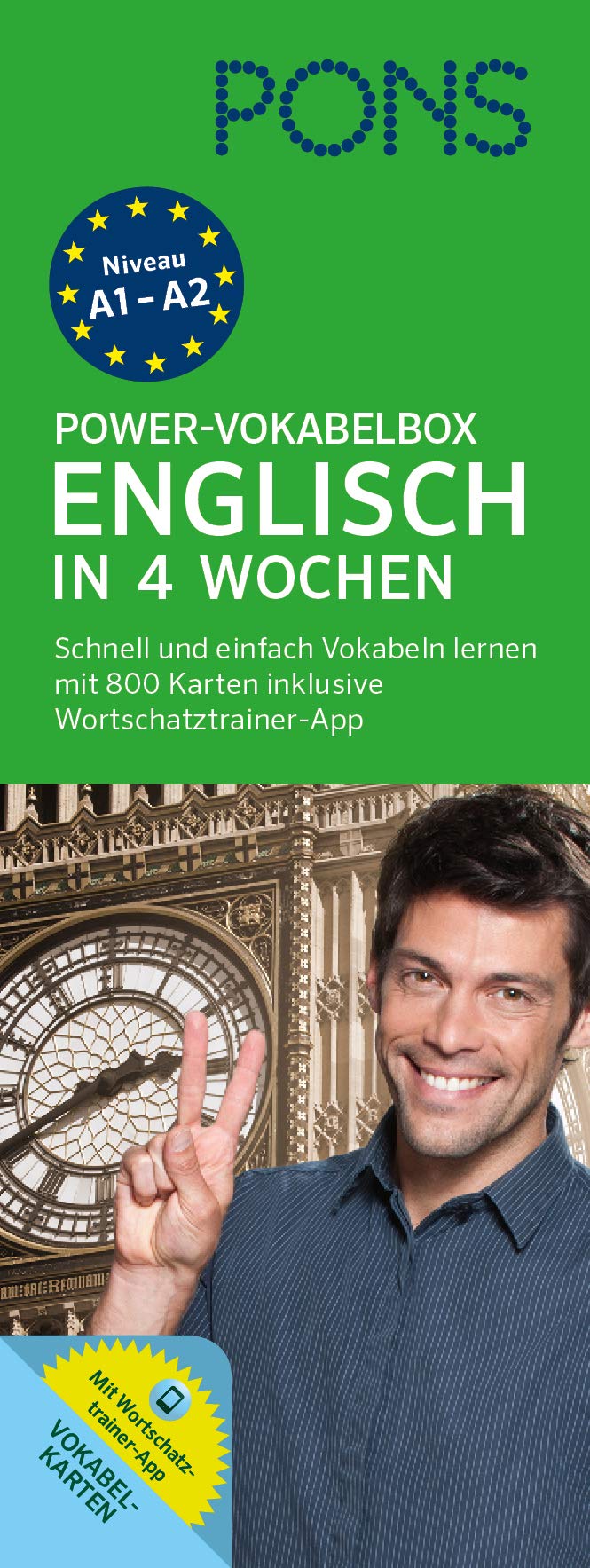 Product Image: PONS Power-Vokabelbox Englisch in 4 Wochen