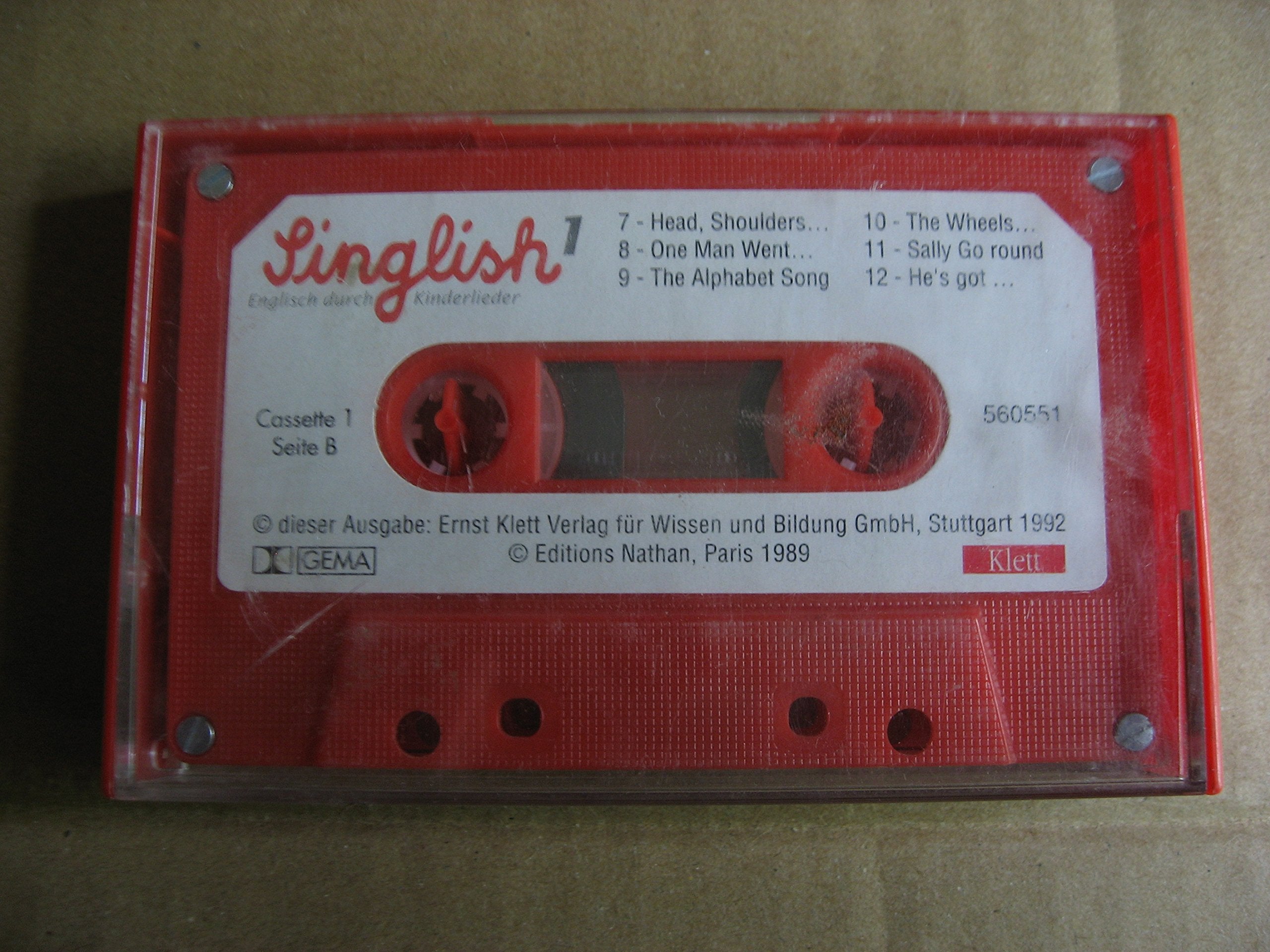 Singlish 1. Englisch durch Kinderlieder. Cassette und Textheft. Laufzeit ca. 45 Minuten Books