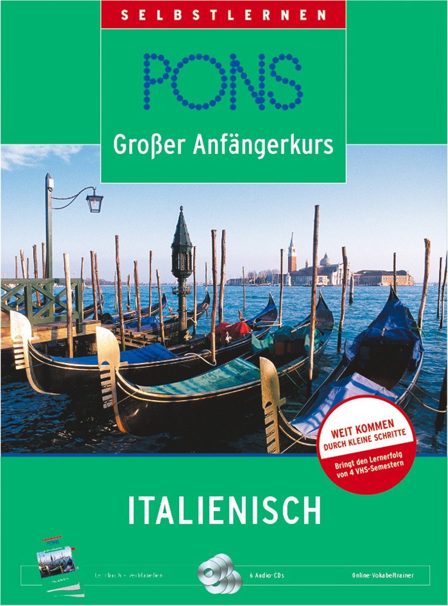 PONS Großer Anfängerkurs: Italienisch Learning & Reference Books