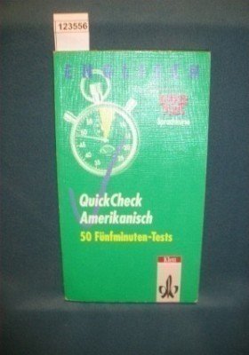 Quickcheck, Amerikanisch Books