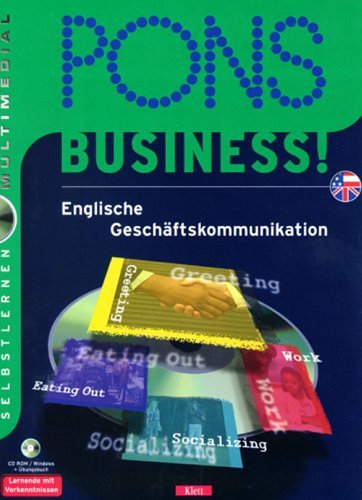 PONS Business!, 2 CD-ROMs, 3 Übungsbücher u. Videocassette 'Conference' Englisch für die Geschäftsreise; Englische Geschäftskommunikation. Für Windows 95/98. Für Lernende mit Vorkenntnissen. Video: 55 Min. Learning