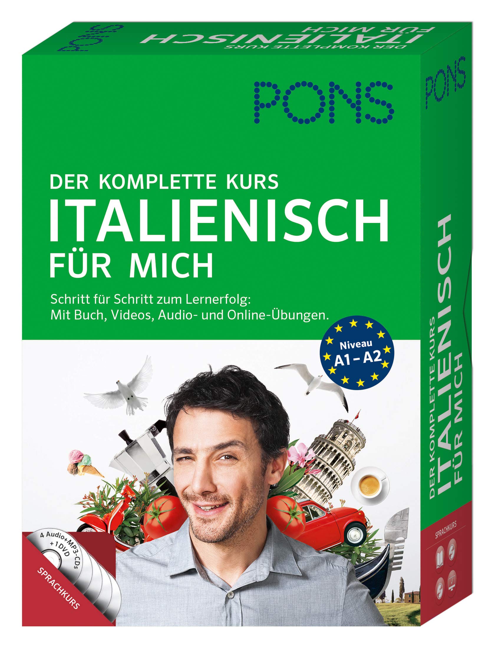 PONS Italienisch für mich: Der komplette Sprachkurs mit Buch, Videos, Audio- und Online-Übungen. (PONS Der komplette Kurs) Foreign Languages ​​& Dictionaries