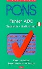 Product Image: PONS Fehler ABC Deutsch-Italienisch. Neubearbeitung