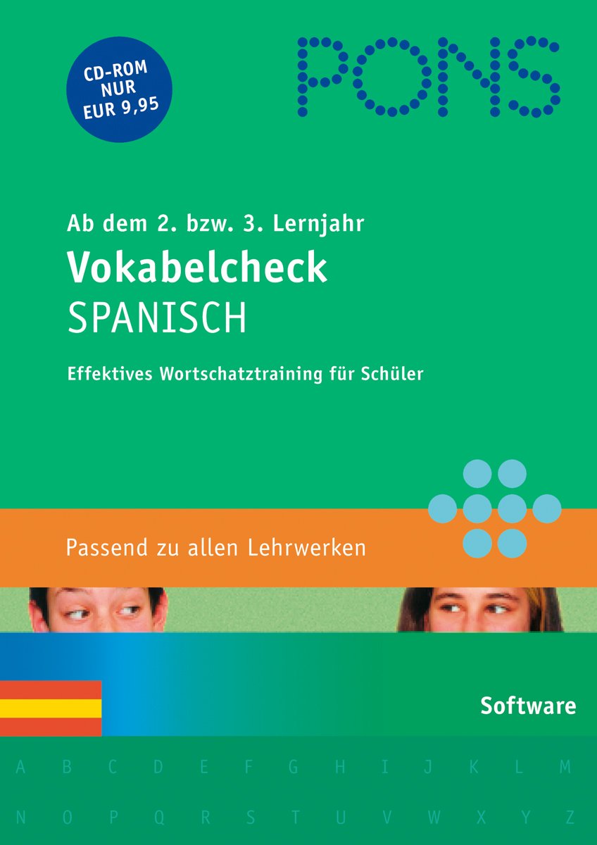 PONS Vokabelcheck Spanisch ab 2./3. Lernjahr Learning