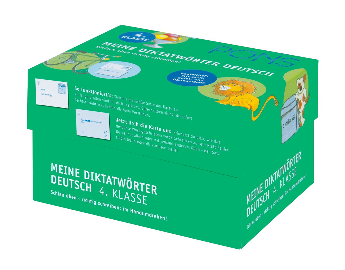 PONS Meine Diktatwörter Deutsch: 4. Klasse im Handumdrehen Study Guides