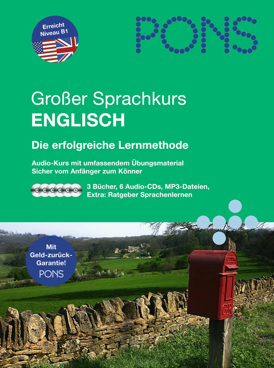 PONS Großer Sprachkurs Englisch: Die erfolgreiche Lernmethode. Audio-Kurs mit umfassendem Übungsmaterial. Sicher vom Anfänger zum Könner Learning & Reference