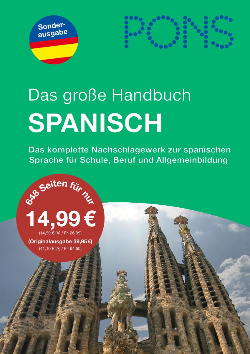 PONS Das große Handbuch Spanisch: Das komplette Nachschlagewerk zur spanischen Sprache Learning & Reference