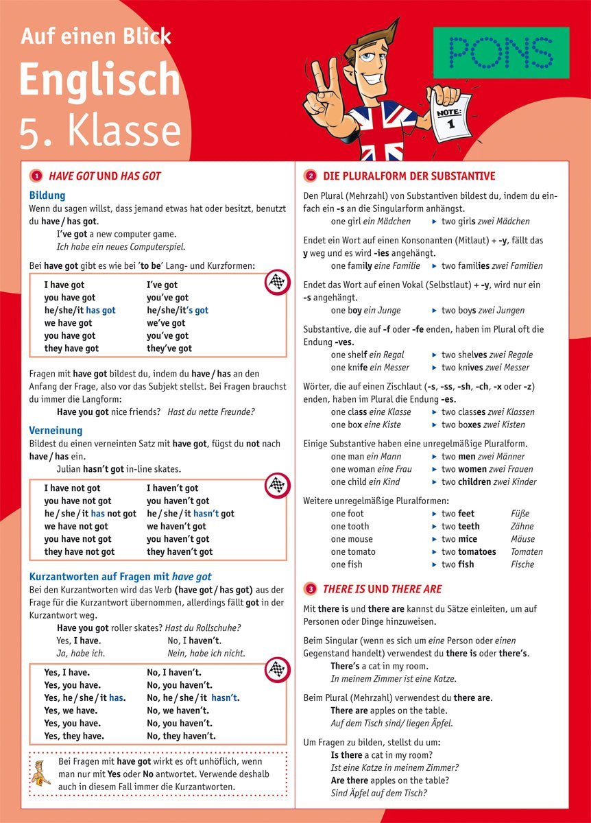 Product Image: PONS Englisch 5. Klasse auf einen Blick