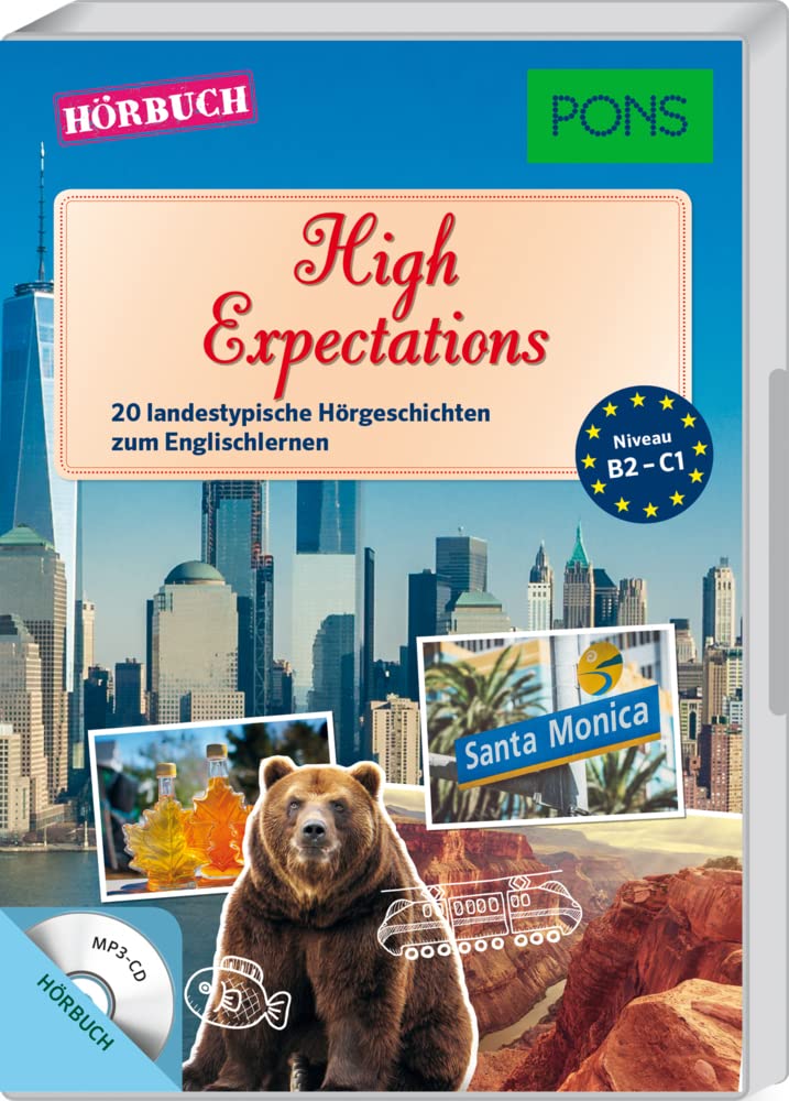 PONS Hörbuch Englisch "High Expectations": 20 landestypische Hörgeschichten zum Englischlernen Foreign Languages ​​& Dictionaries